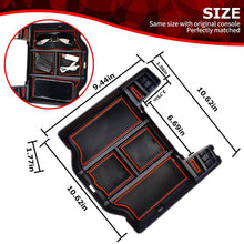 Load image into Gallery viewer, MACAX Center Console Tray Organizer Compatible with 2019 2020 2021 RAM 1500,Interior Armrest Insert ABS Accessories Pallet Storage Box Container