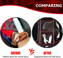 Load image into Gallery viewer, MACAX Center Console Tray Organizer Compatible with 2019 2020 2021 RAM 1500,Interior Armrest Insert ABS Accessories Pallet Storage Box Container