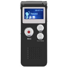 Load image into Gallery viewer, Mamdawi Digital Voice Activated Recorder Mini Audio Recorder with Lavalier Microphone USB Rechargeable HD Sound Portable Recording Device
