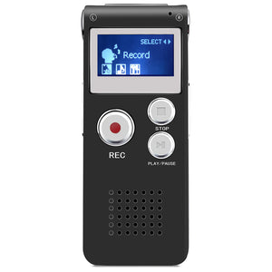 Mamdawi Digital Voice Activated Recorder Mini Audio Recorder with Lavalier Microphone USB Rechargeable HD Sound Portable Recording Device