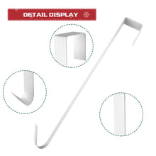Load image into Gallery viewer, Wreath Hanger for Front Door 15 Inch Christmas Wreath Door Hangers Metal Over The Door Hook for Wreaths Hanging Clothes Holiday Decoration
